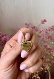 Curly Heart gold