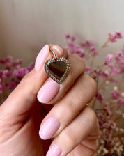 Curly Heart white