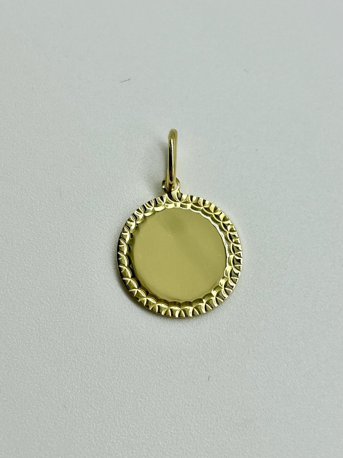 Curly Round gold