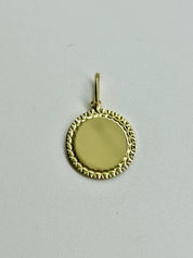 Curly Round gold