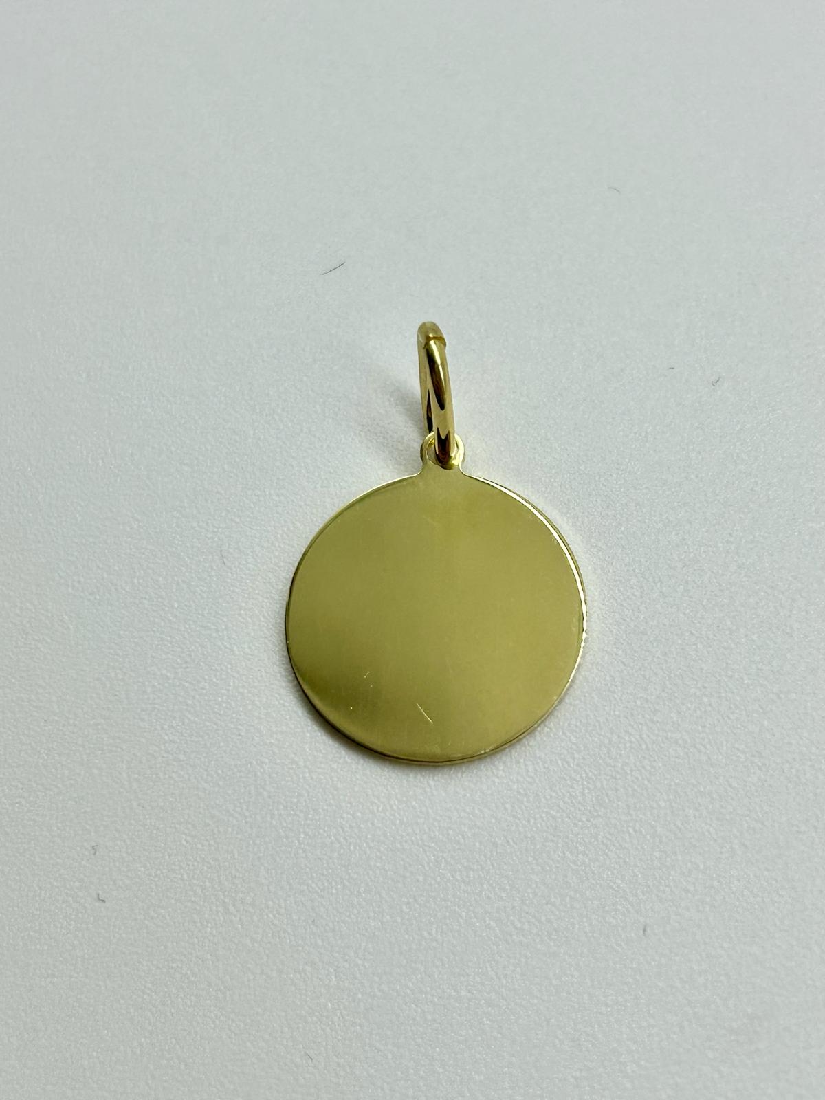 Curly Round gold