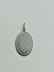 Curly Oval White
