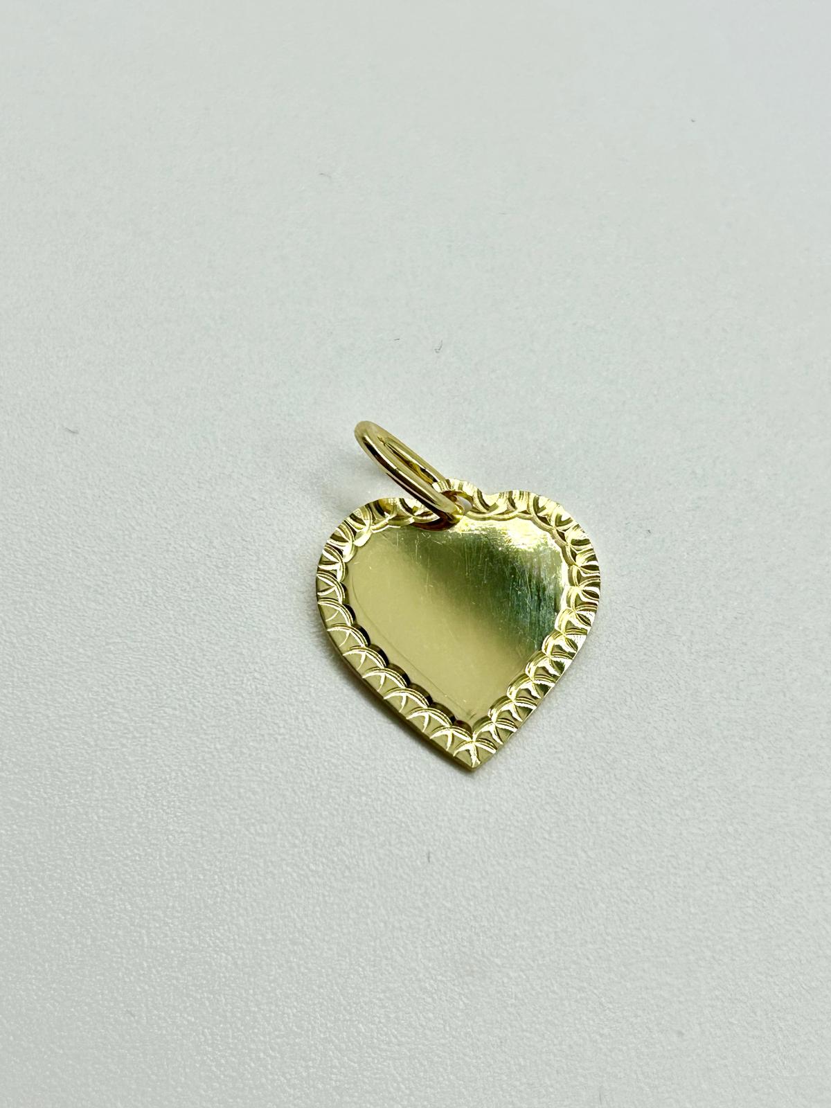 Curly Heart gold