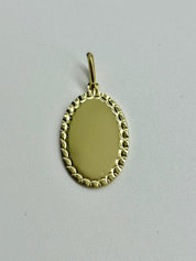 Curly Oval Gold